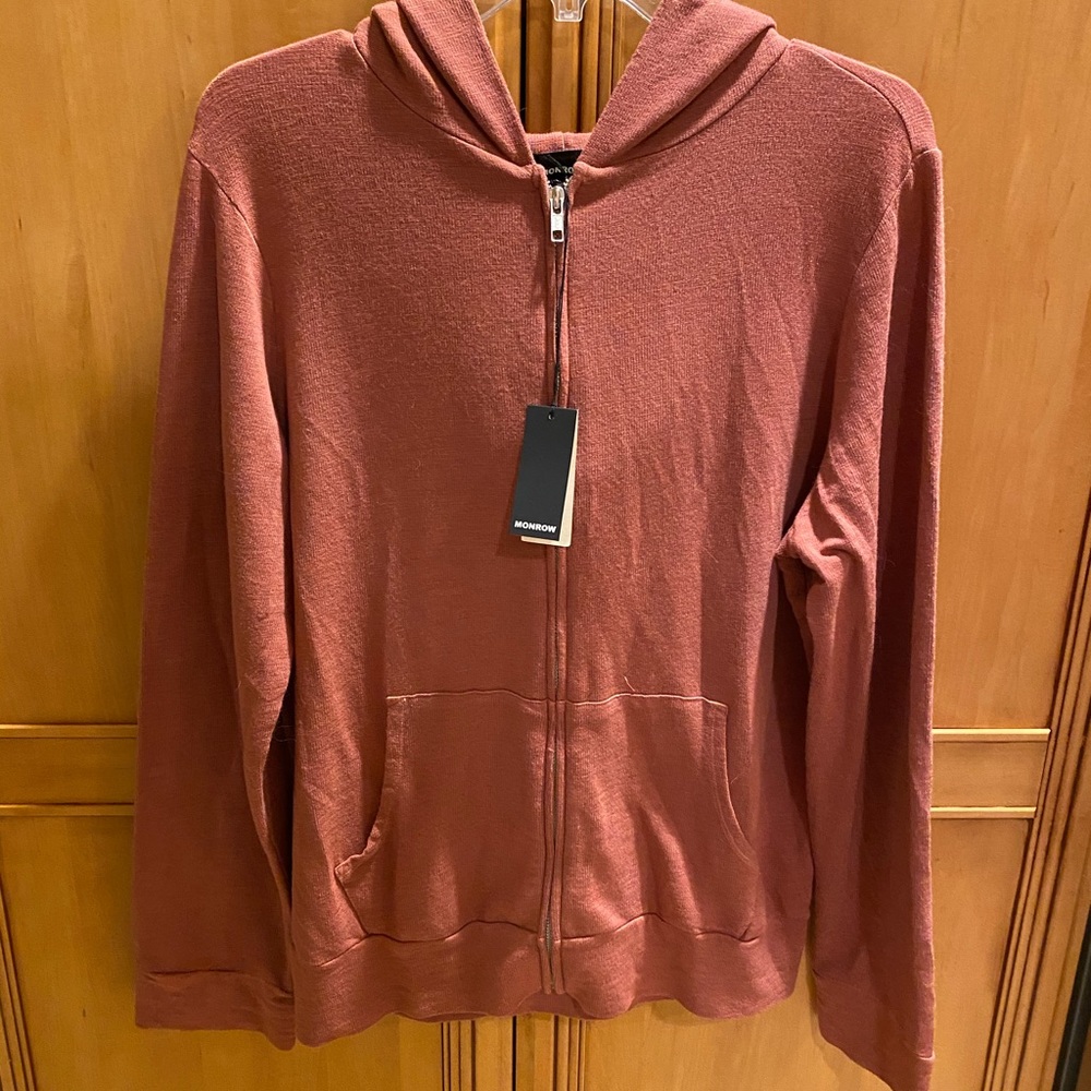 Monrow Rust Hoodie and joggers